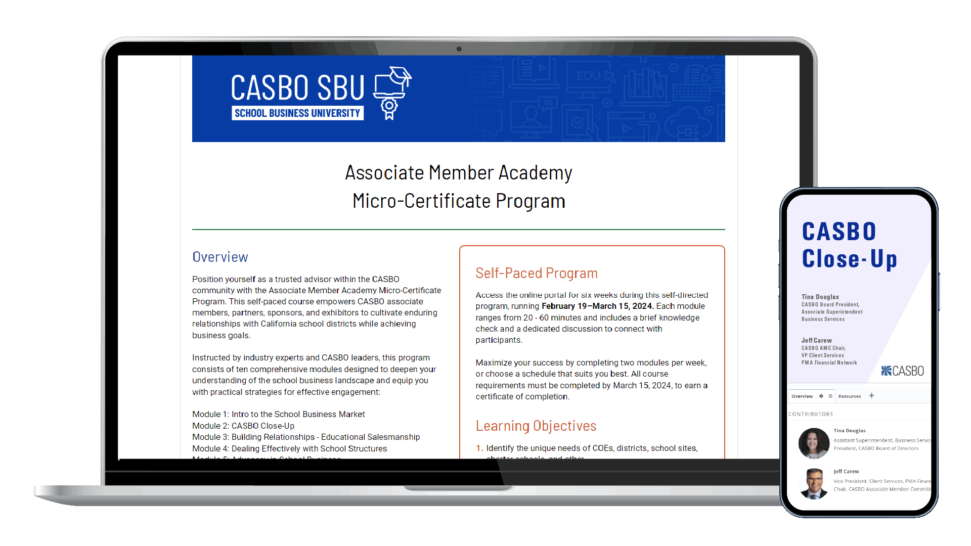 Associate Member Academy program graphic